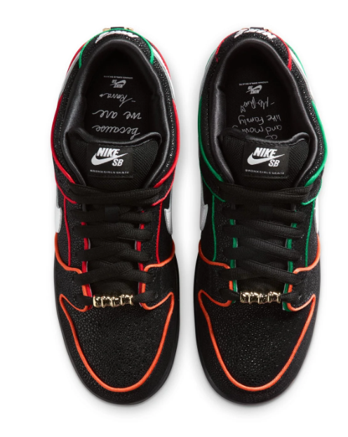 Nike SB Dunk Low Pro QS Men’s – Black/White/Challenge Red