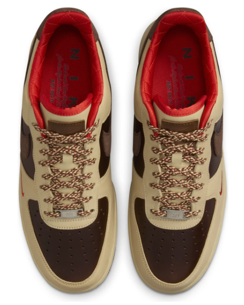 Nike Air Force 1 Low “Light British/Cacao Wow/Red”