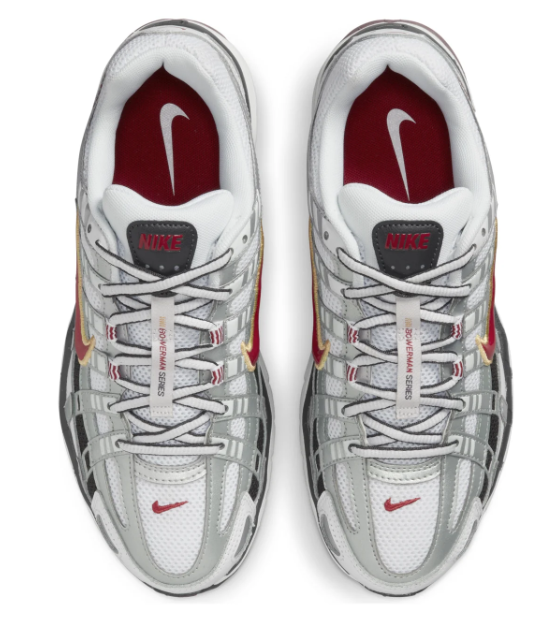 Women's Nike P-6000 CNPT – Metallic Silver / Red