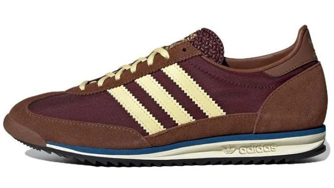 Women's adidas SL 72 OG Shoes – Maroon / Almost Yellow / Preloved Brown