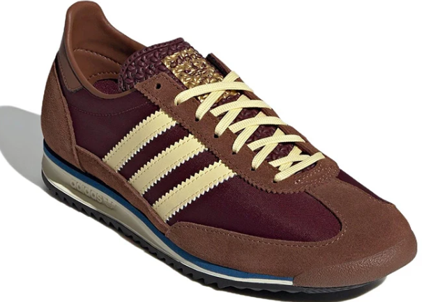 Women's adidas SL 72 OG Shoes – Maroon / Almost Yellow / Preloved Brown